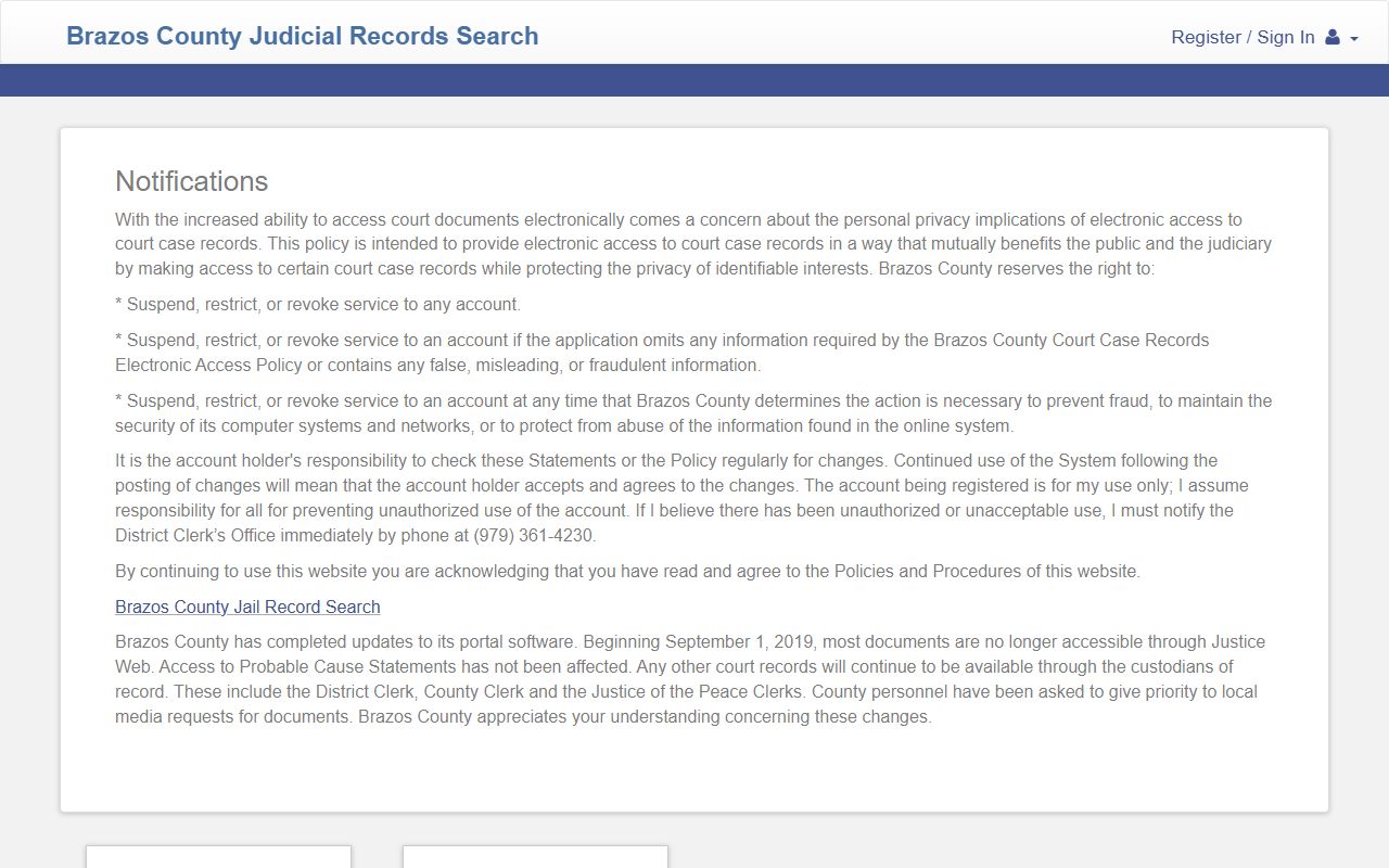 Brazos County court records after jail arrest search portal